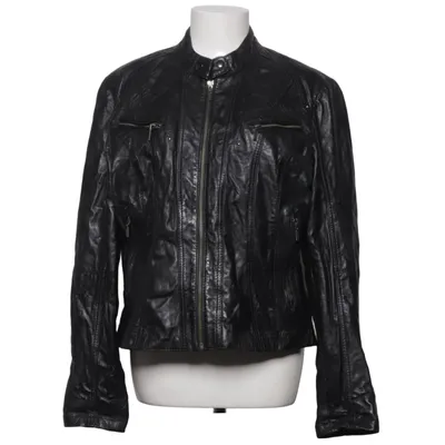 Veste en cuir (Noir) de Saki Collection