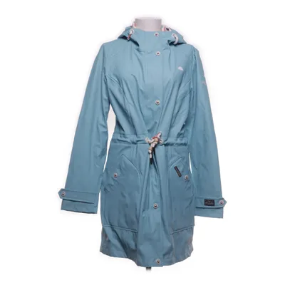 Raincoat (Turquoise) from Schmuddelwedda Cotton, Polyester, Polyurethane