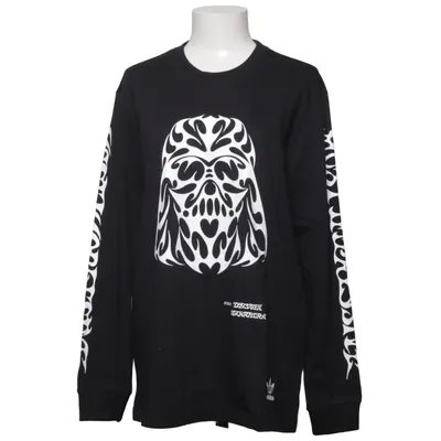 Sweatshirt (Black, White) from Adidas Star Wars Cotton