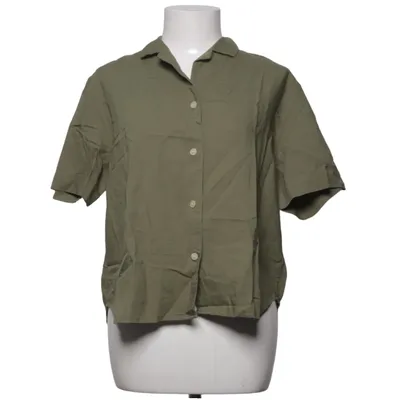 Short sleeve shirt (Green) from Uniqlo Cotton, Linen, Viscose
