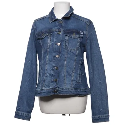 Jeansjacka (Blå) från Gina Bomull, Elastan, Polyester