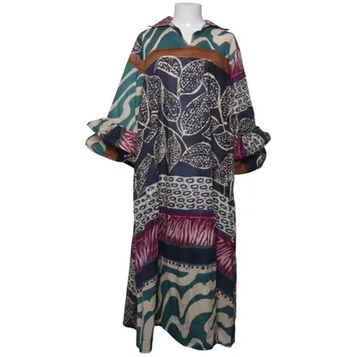 Maxi dress (Blue, Multicolored) from Reunion Cotton