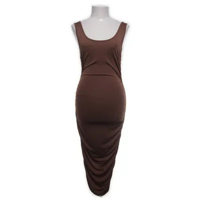 Maxikjole (Brun) fra SBetro Elastan, Polyester