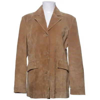 Blazer en cuir (Marron) de Livelo Cuir, Polyester