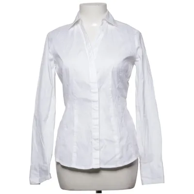 Shirt (White) from Comma Cotton, Elastane, Polyamide