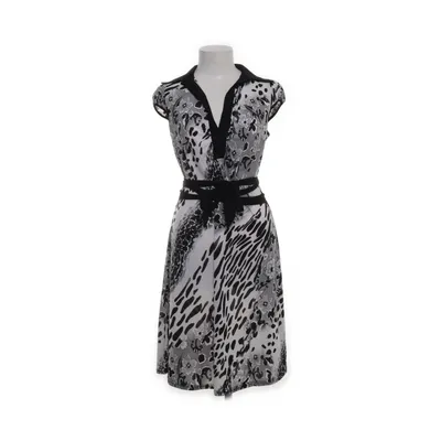 Dress (White, Black) from Jus D'Orange Elastane, Polyester