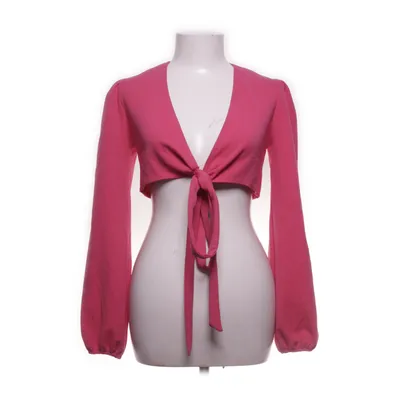 Wrap top (Pink) from Flounce London Elastane, Polyester
