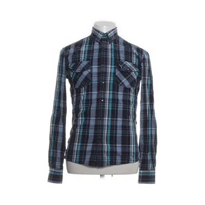 Flanellskjorta (Blå, Svart, Vit) från Vailent Bomull