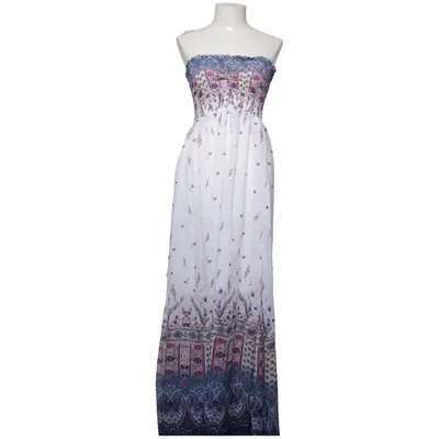 Maxi dress (White, Blue, Multicolored)