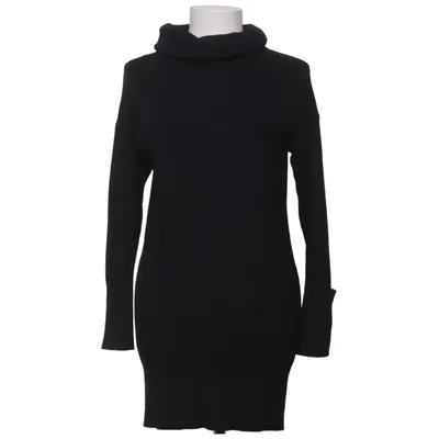 Jurk met col (Zwart) van Bisou's Project Polyamide, Polyester, Viscose