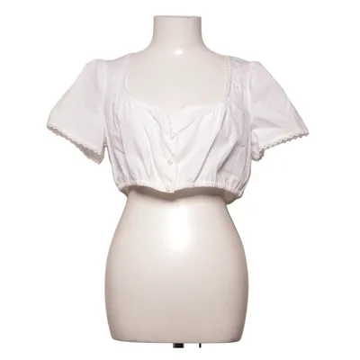 Dirndlblus (Vit) från Der Wildschütz Bomull