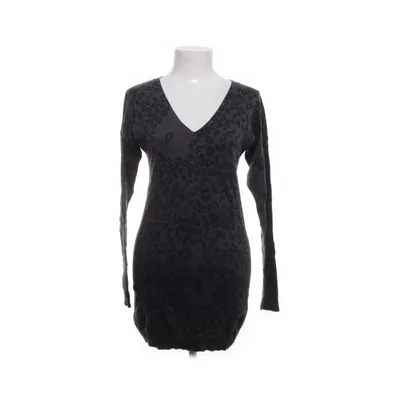 Klänning (Svart, Grå) från Sisley Bomull, Viskos, Nylon, Kashmir