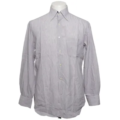 Chemise (Gris) de Corneliani Coton, Lin