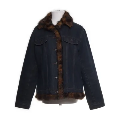 Fodrad jeansjacka (Blå, Brun, Svart) från TCM Akryl, Bomull, Pälsimitation, Polyester