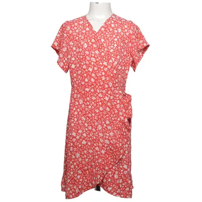 Wrap dress (Red, White) from Escape Polyester
