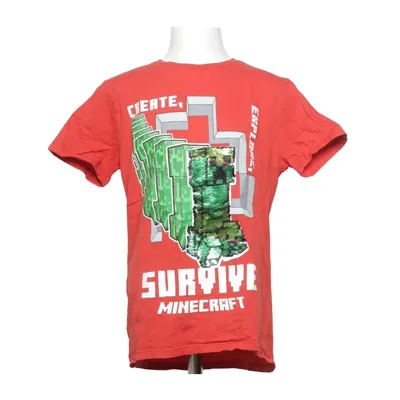 T-shirt (Röd, Flerfärgad) från Minecraft Bomull