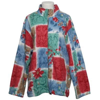 Fleecejacke (Blau, Rot, Mehrfarbig) von Alfred Dunner Polyester