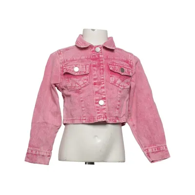 Veste en jean (Rose) Coton, Polyester, Viscose