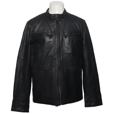 Veste en cuir (Tenafly) de Selected Coton, Cuir, Polyamide, Polyester