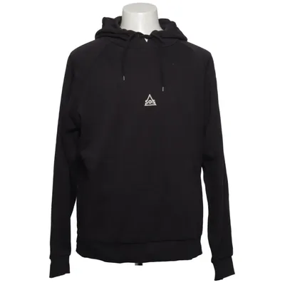 Sweat à capuche (Noir) de SOS Coton biologique, Polyester