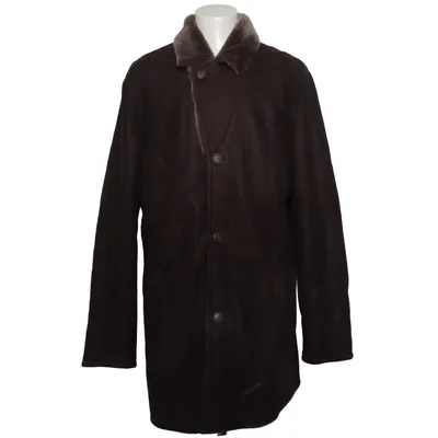 Shearling Jacke (Braun) von Jilani Collection Leder