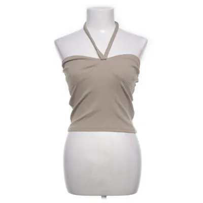 Halternecktopp (Beige) från Gina Tricot Bomull, Elastan