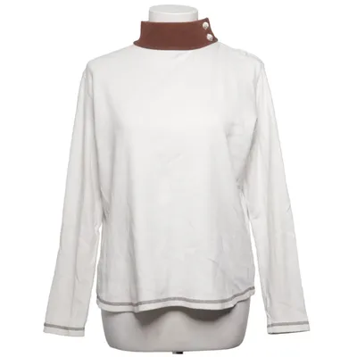Long sleeve T-shirt (Beige, Brown) from Saga Cotton