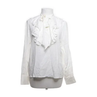 Pussy bow blouse (White) from Zara Viscose