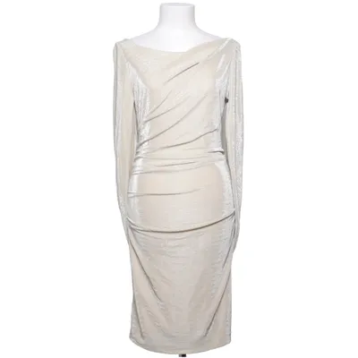 Robe (Beige) de Vera Mont Élasthane, Polyester