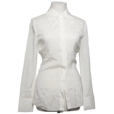 Shirt (White) from Massimo Dutti Elastane, Silk