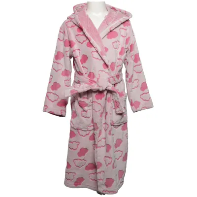 Bathrobe (Pink, White) from F&F Polyester