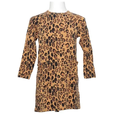Robe (Marron, Noir) de Mini Rodini Élasthane, Lyocell
