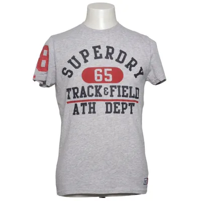 T-shirt (Gray, Multicolored) from Superdry Track & Field Cotton, Polyester