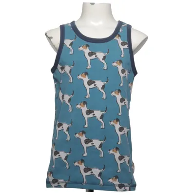 Tank Top (Blue, Multicolored) from Maxomorra Cotton, Elastane