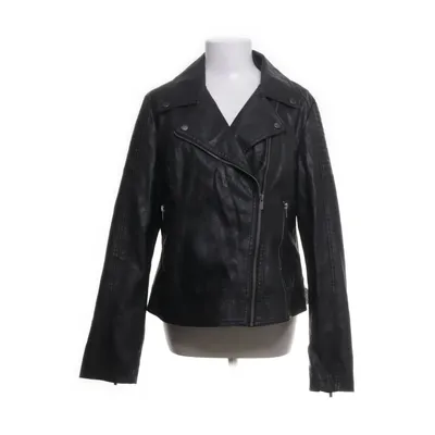 Bikerjack (Zwart) van Gina Viscose, Polyurethaan