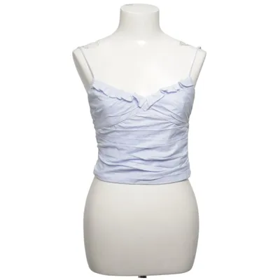 Crop top (Blauw) van Zara Katoen
