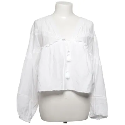 Blus (Vit) från Gina Tricot Bomull, Viskos