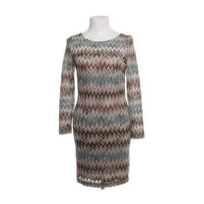 Klänning (Brun, Flerfärgad) från Pernilla Wahlgren Metallfiber, Polyester