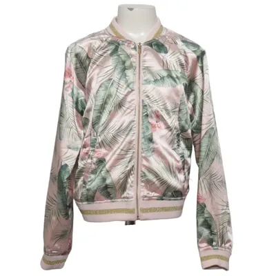 Bomberjakke (Pink, Flerfarvet) fra Karolina Kijak x H&M Polyester, Elastan