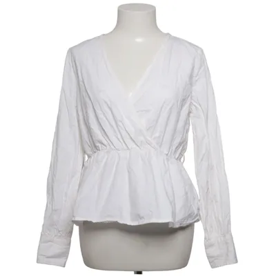 Wikkelblouse (Wit) van Bik Bok Katoen