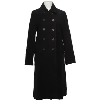 Manteau (Noir) de Côté Femme Acétate, Coton, Polyamide