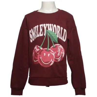 Sweatshirt (Red) from Smiley World Cotton, Polyester