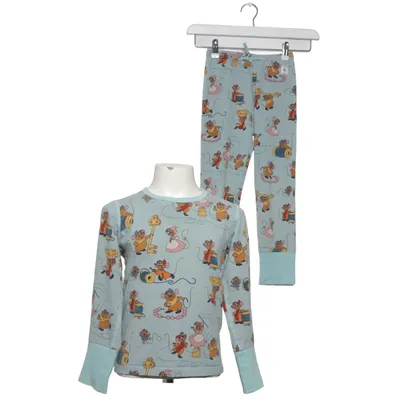 Pajamas (Blue, Multicolored) from Polarn O. Pyret Elastane, Organic cotton