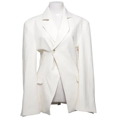 Blazer (Hvid) fra Oval Square Elastan, Polyester
