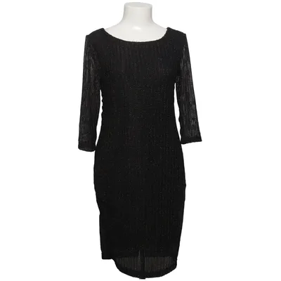 Dress (Black, Gold) from Miss Classic Cotton, Polyester