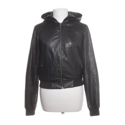 Läderjacka (Svart) från Trussardi Jeans Elastan, Skinn, Polyester