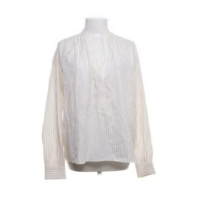 Blouse (Wit, Goud) van Claudia Sträter Katoen, Polyester, Polyamide