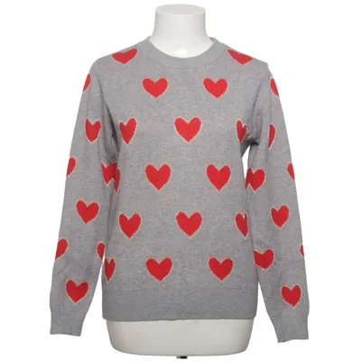 Sweater (Gray, Red) from Moocci Polyamide, Polyester, Viscose
