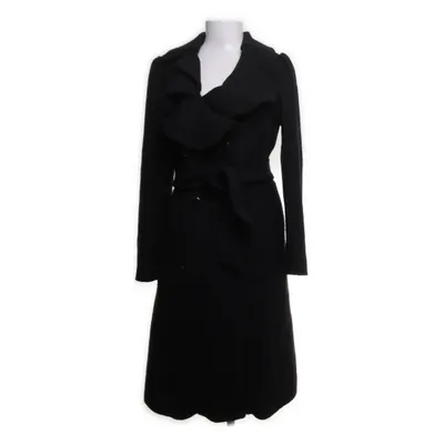 Coat (Black) from Dept Polyester, Viscose, Wool