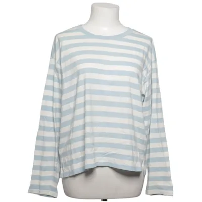 Lange mouwen shirt (Wit, Meerkleurig, Blauw) van Monki Katoen, Modal